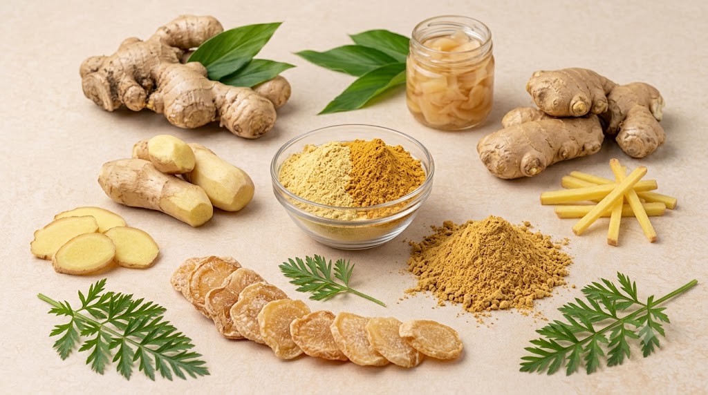 Nature Delights solar-dried Ginger powder pouch, 100g
